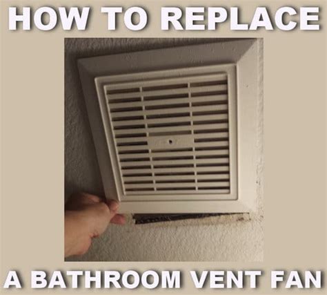 replacement bathroom vent fan noise